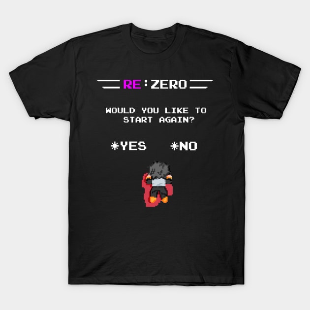 Re:Zero, 8-bit T-Shirt by HikoDesigns